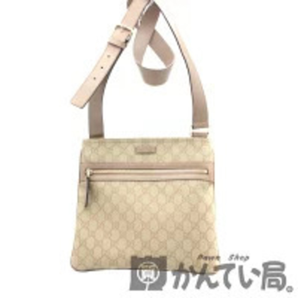 GUCCI GG shoulder bag beige pink